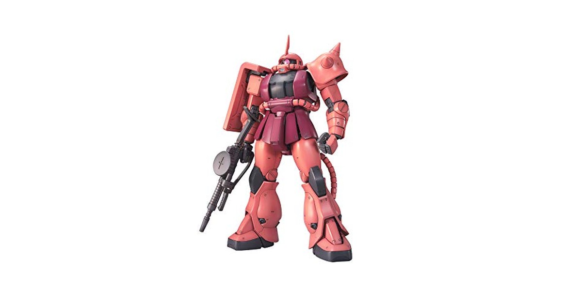 BANDAI SPIRITS(バンダイ スピリッツ) MG 機動戦士ガンダム MS-06S シャア専用ザクVer.2.0 1/100スケール 色分け済みプラモデル の商品画像
