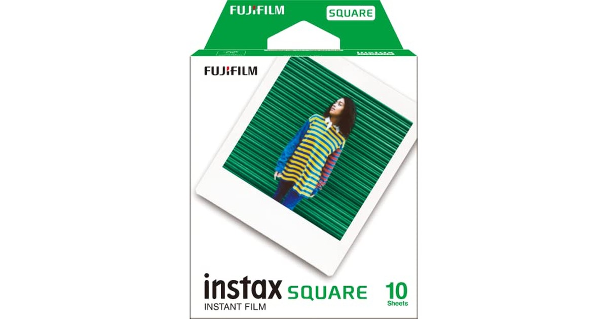 instax 富士フイルム(FUJIFILM) スクエアフォーマットフィルム 10枚入 instax SQUARE INSTAX SQUARE WW 1 の商品画像