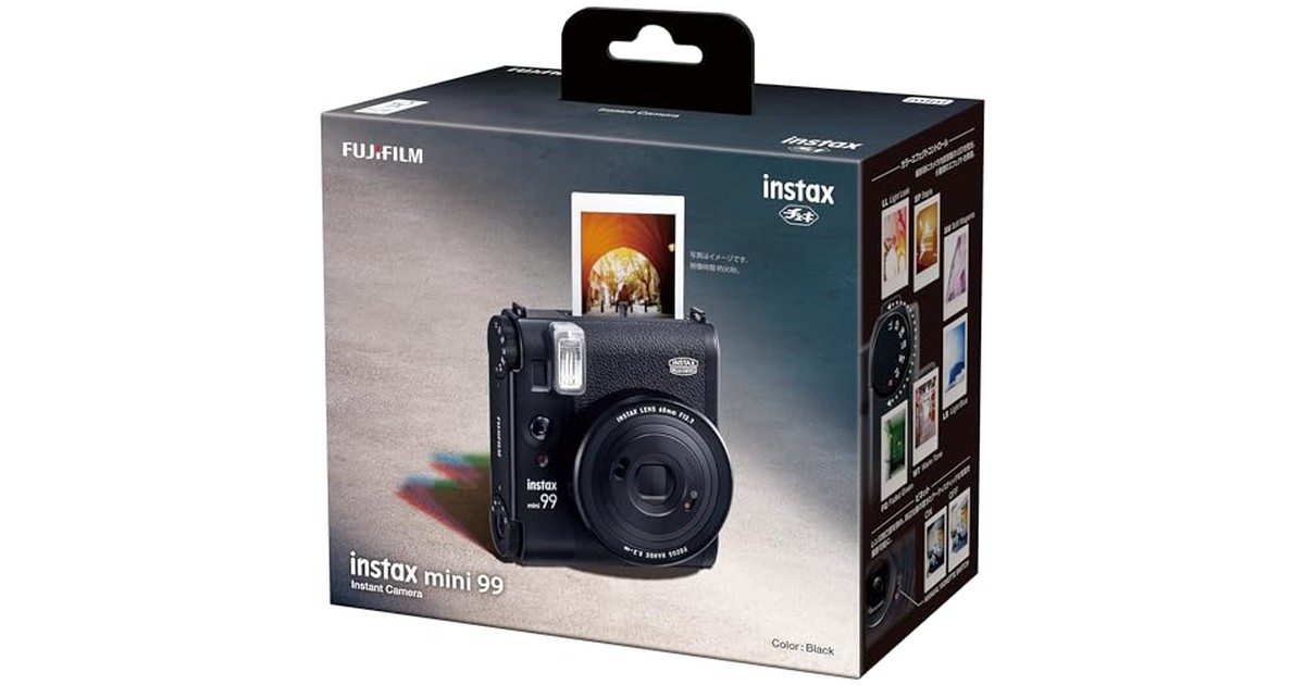 富士フイルム(FUJIFILM) チェキ インスタントカメラ instax mini 99 ブラック INS MINI 99 TH の商品画像