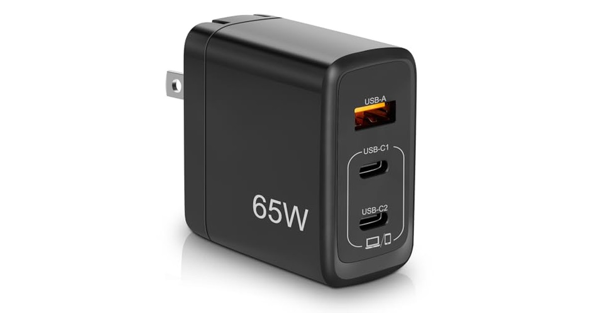 65W 充電器 type-c 急速充電器 折りたたみ式プラグ 【超軽量·超小型·PSE認証済】pd充電器 type-c usb 3ポート 3台同時充電可 超低温 GaNIII技術 ACアダプター タブレット モバイル機器 海外対応 コンパクト 持ち運び便利出張·旅行 PD3.0/QC3.0/PPS/SCP規格/MacBook/タブレットPC用/ノートiPad/iPhone/Androidなど対応 の商品画像