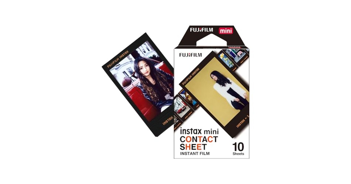富士フイルム(FUJIFILM) インスタントカメラ チェキ用フィルム 10枚入 コンタクトシート INSTAX MINI CONTACT WW 1 の商品画像