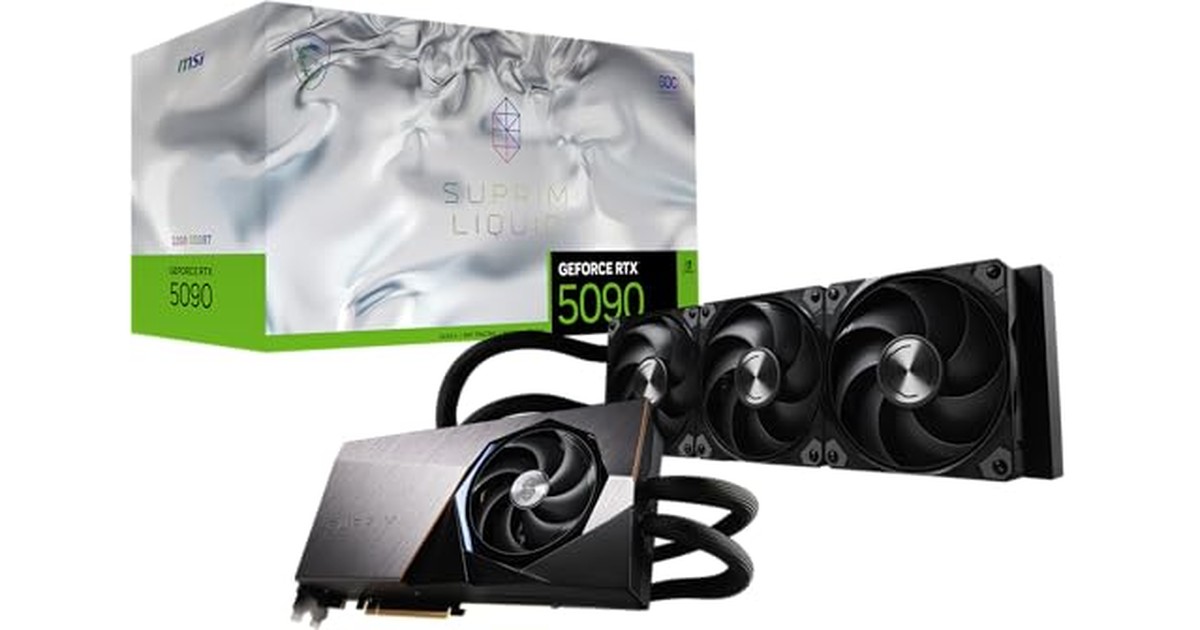 MSI GeForce RTX 5090 32G SUPRIM LIQUID SOC グラフィックスカード VD8996 の商品画像