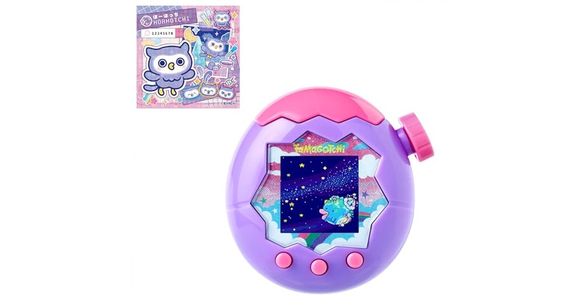 [バンダイ(BANDAI)] Tamagotchi Paradise - Purple Sky(Amazon.co.jp限定 早期購買特典『たまラボステッカー：ほーほっち』付き) 対象年齢 6才以上 たまごっちパラダイス の商品画像