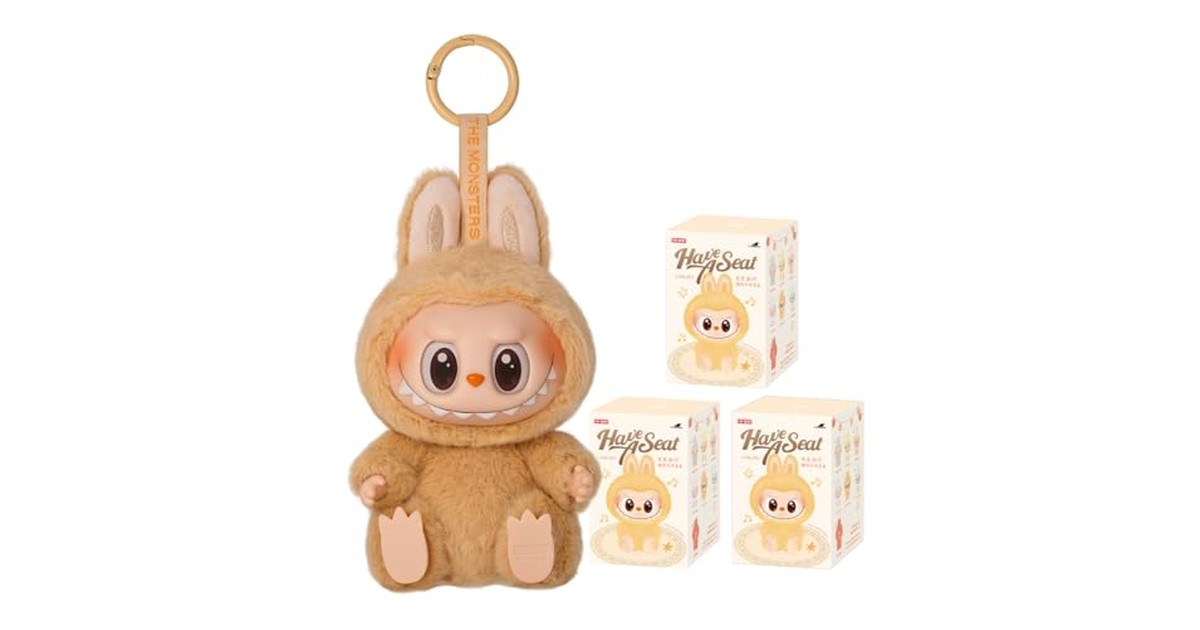 POP MART THE MONSTERS - Have a Seat Vinyl Plush Blind Box【 3ピース】 ポップマート ガチャガチャ ブラインド ボックス フィギュア プラモデル プレミアム おもちゃソフビ オリジナル キャラクター 誕生日 プレゼント の商品画像