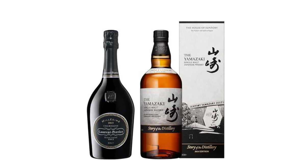 【サントリープレミアムセレクション】ローランペリエブリュットミレジメ・山崎 Story of the Distillery 2024[シャンパン 750ml×1本 、ウイスキー 700ml×1本] の商品画像