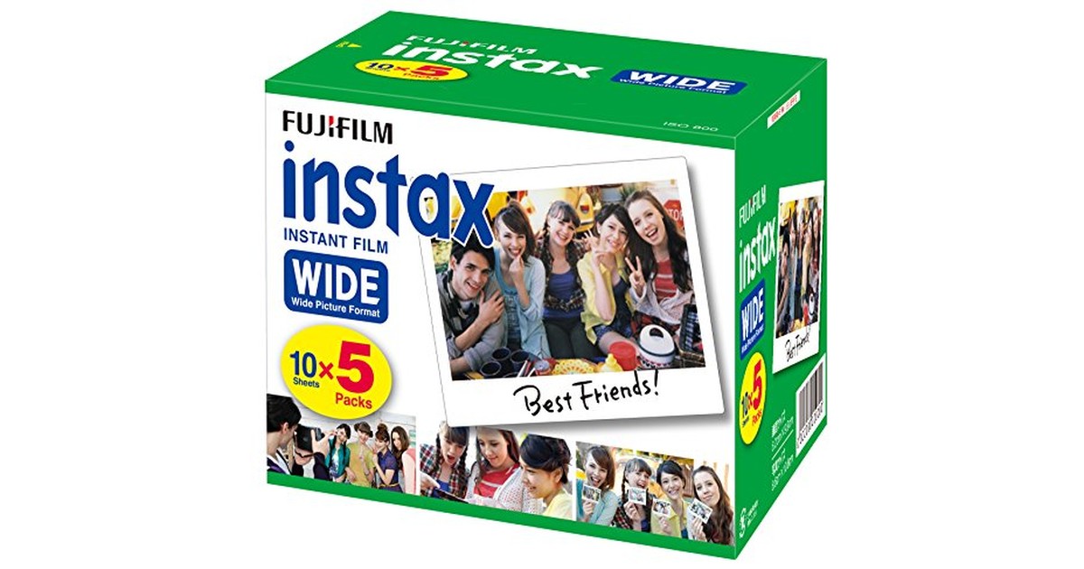 富士フイルム(FUJIFILM) インスタントカメラ ワイド用フィルム 50枚入 INSTAX WIDE K R 5 の商品画像