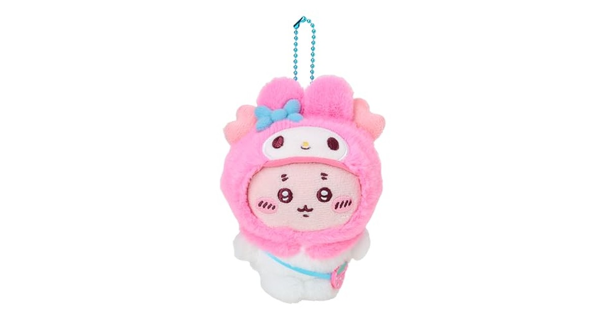 サンリオ(SANRIO) ちいかわ マスコットホルダー(古本屋) マイメロディ ポリエステル・スチール 対象年齢6才以上 826847 の商品画像