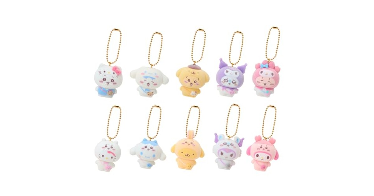 サンリオ(SANRIO) ちいかわ シークレットフロッキーマスコットチャーム サンリオキャラクターズ PVC・スチール 対象年齢3才以上 537152 の商品画像