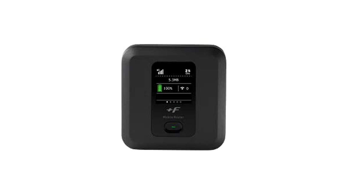 富士ソフト +F FS040W モバイル Wi-Fi ルーター dual_band SIMフリー 端末 FS040WMB1 の商品画像