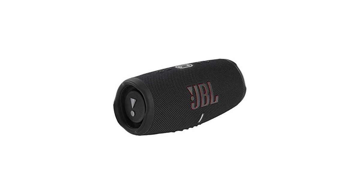 JBL CHARGE5 Bluetoothスピーカー 2ウェイ・スピーカー構成/USB C充電/IP67防塵防水/パッシブラジエーター搭載/ポータブル/2021年モデル ブラック JBLCHARGE5BLK 【国内正規品】 の商品画像