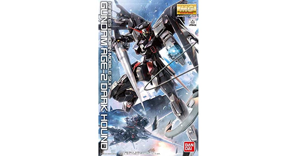 MG 機動戦士ガンダムAGE ガンダムAGE-2 ダークハウンド 1/100スケール 色分け済みプラモデル の商品画像