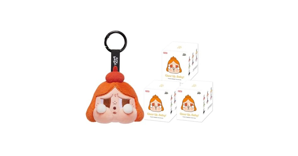 POPMART CRYBABY CHEER UP, BABY! シリーズ ぬいぐるみペンダント【3ピース】 ポップマート ガチャガチャ ブラインド ボックス フィギュア プラモデル プレミアム おもちゃ ソフビ オリジナル キャラクター 誕生日 プレゼント の商品画像