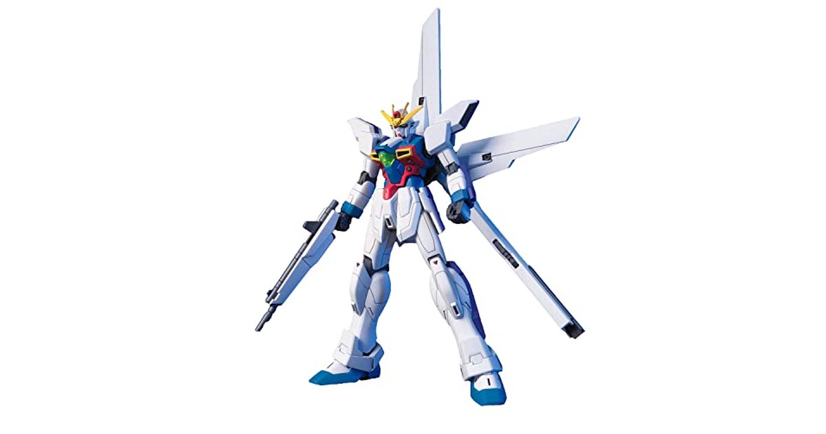 HGAW 機動新世紀ガンダムX GX-9900 ガンダムエックス 1/144スケール 色分け済みプラモデル キット本体・ホイルシール・ホログラムシール・組立説明書 の商品画像