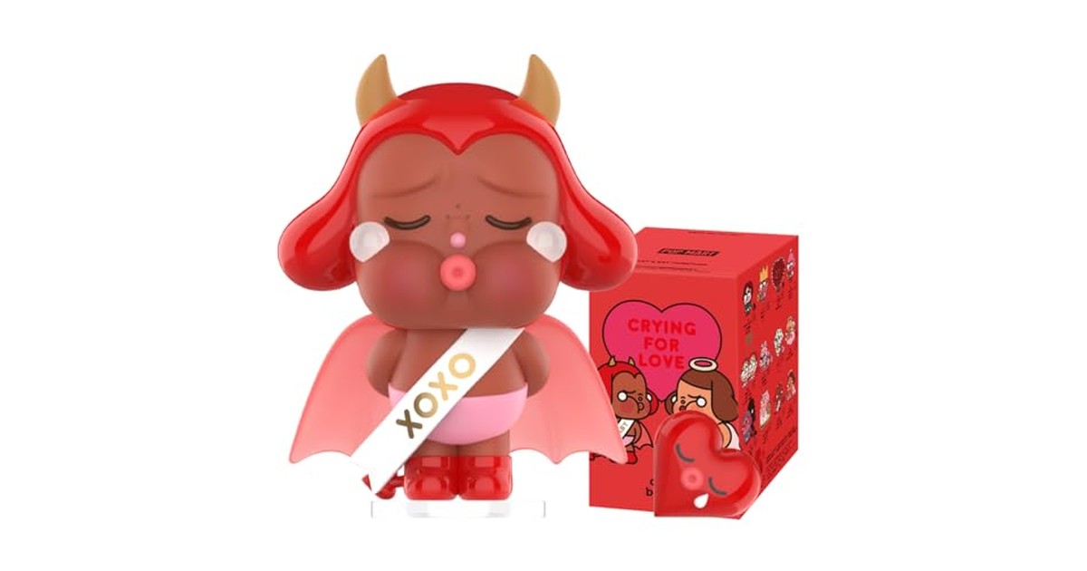 POP MART CRYBABY Crying For Love シリーズ 【1ピース】ポップマート ガチャガチャ ブラインド ボックス フィギュア プラモデル プレミアム おもちゃ PVC ソフビ オリジナル キャラクター 誕生日 プレゼント の商品画像