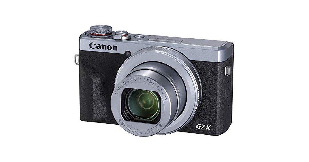 Canon コンパクトデジタルカメラ PowerShot G7 X Mark III シルバー 1.0型センサー/F1.8レンズ/光学4.2倍ズーム PSG7XMARKIIISL の商品画像