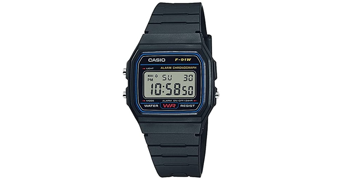 [カシオ] 腕時計 カシオ コレクション 【国内正規品】F-91W-1JH メンズ ブラック の商品画像