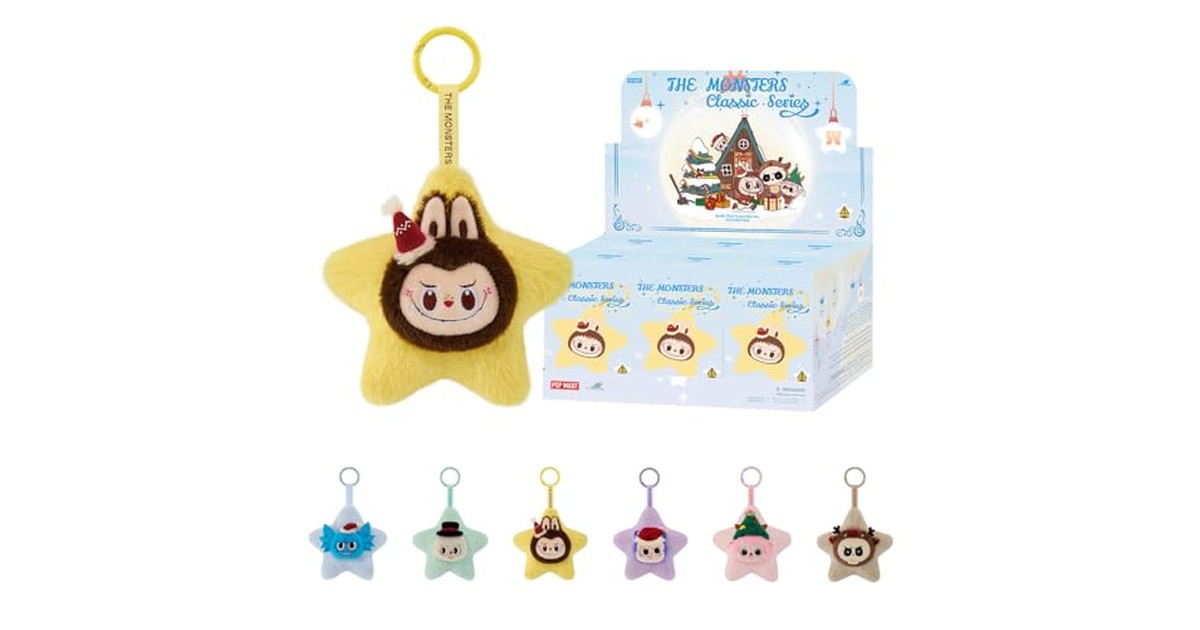 POP MART THE MONSTERS Classic シリーズ キラキラぬいぐるみペンダント【3ピース 】 ポップマート ガチャガチャ ブラインド ボックス フィギュア プラモデル プレミアム おもちゃ PVC ソフビ オリジナル キャラクター 誕生日 プレゼント の商品画像