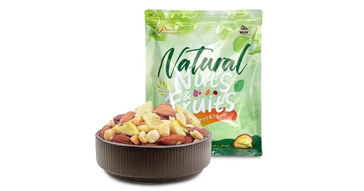 バナナチップ＆ナッツの3種ミックス 1kg バナナチップ アーモンド 落花生 ピーナッツ ミックスナッツ ドライフルーツ タンパク質 食物繊維 チャック付き袋 食塩不使用 防災食品 非常食 の商品画像