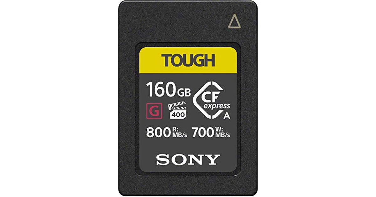 【動画・連写に】ソニー CFexpress Type Aメモリーカード CEA-G160T TOUGH 160GB(ILCE-1/FX6/FX3/ILCE-7SM3/ILCE-7M4対応) の商品画像