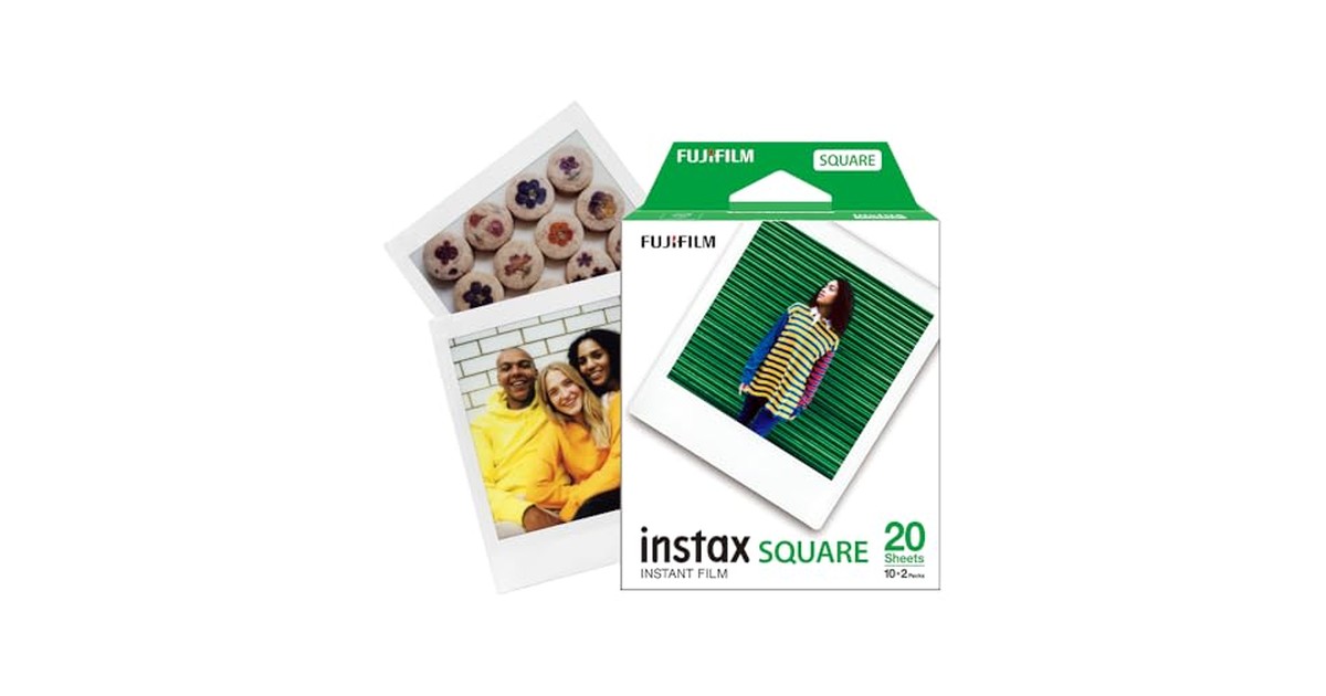 instax 富士フイルム(FUJIFILM) スクエアフォーマットフィルム 20枚入 instax SQUARE INSTAX SQUARE WW 2 の商品画像