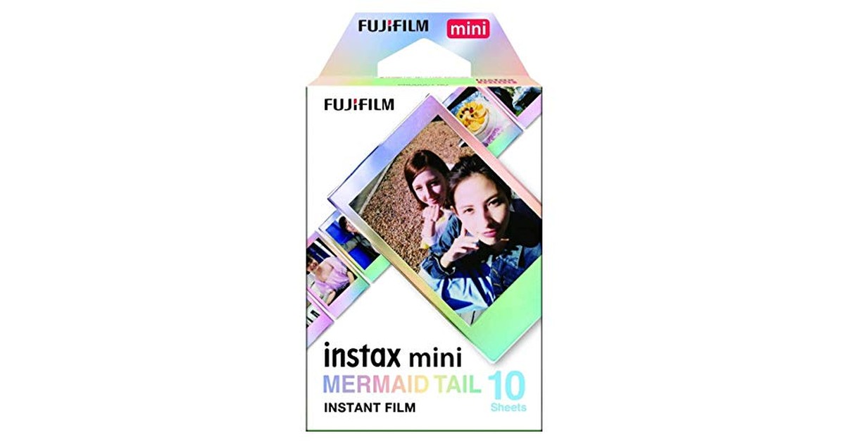 富士フイルム(FUJIFILM) インスタントカメラ チェキ用フィルム 10枚入 絵柄 (マーメイドテイル) INSTAX MINI MERMAID TAIL WW 1 の商品画像