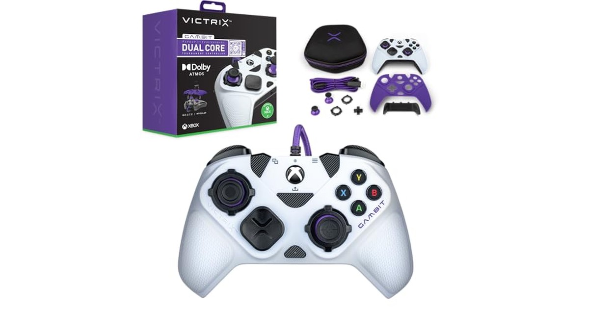 【Xbox公式ライセンス商品】PDP Victrix Gambit 世界最速のXboxコントローラー パッドゲーミングコントローラー ホワイト【国内正規品】 の商品画像
