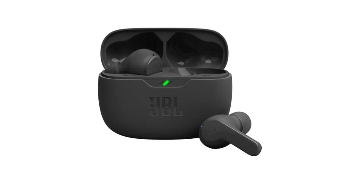 【JBL公式限定】JBL WAVE BEAM 完全ワイヤレスイヤホン IP54防水防塵 外音取込 BASSサウンド アプリ Bluetooth (ブラック) の商品画像