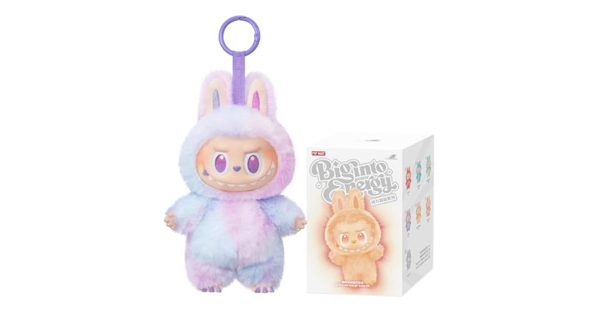 POP MART THE MONSTERS Big into Energy シリーズ ぬいぐるみペンダント【1ピース】 ポップマート ガチャガチャ ブラインド ボックス フィギュア プラモデル プレミアム おもちゃ PVC ソフビ オリジナル キャラクター 誕生日 プレゼント の商品画像