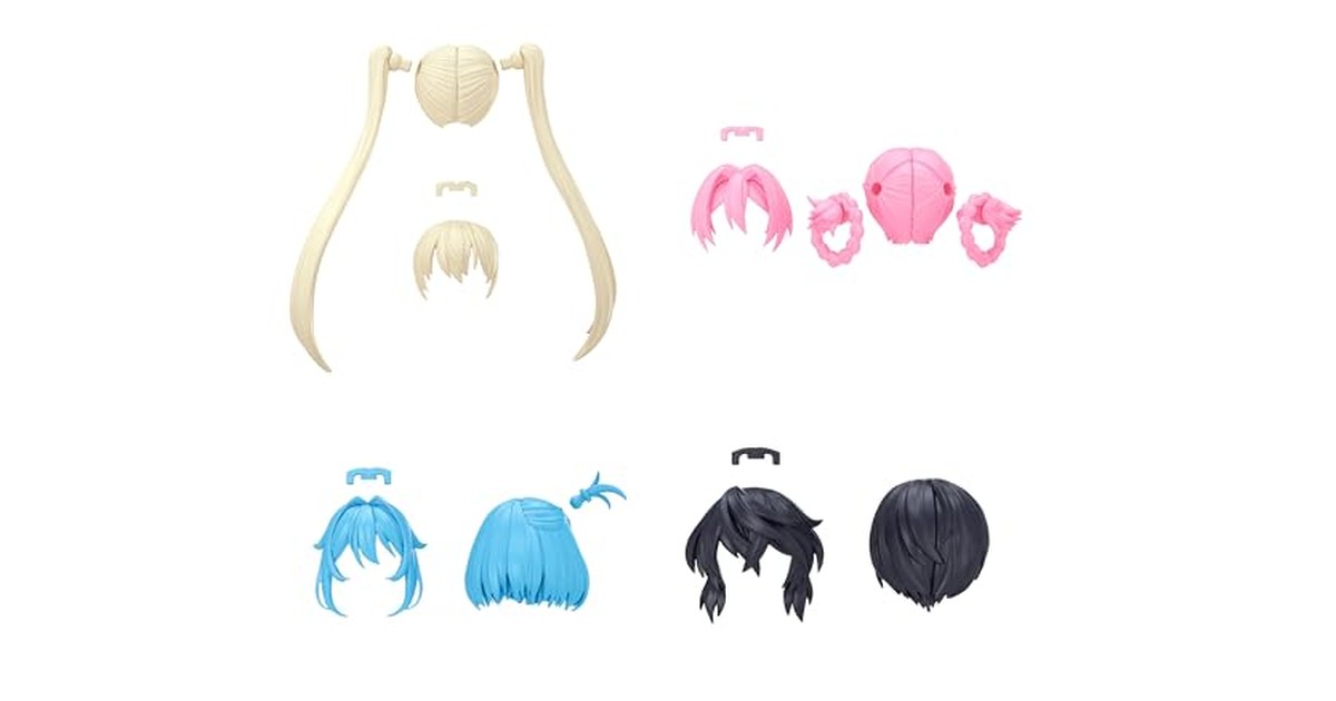 BANDAI SPIRITS(バンダイ スピリッツ) 30MS オプションヘアスタイルパーツVol.13 全4種 【BOX】色分け済みプラモデル の商品画像
