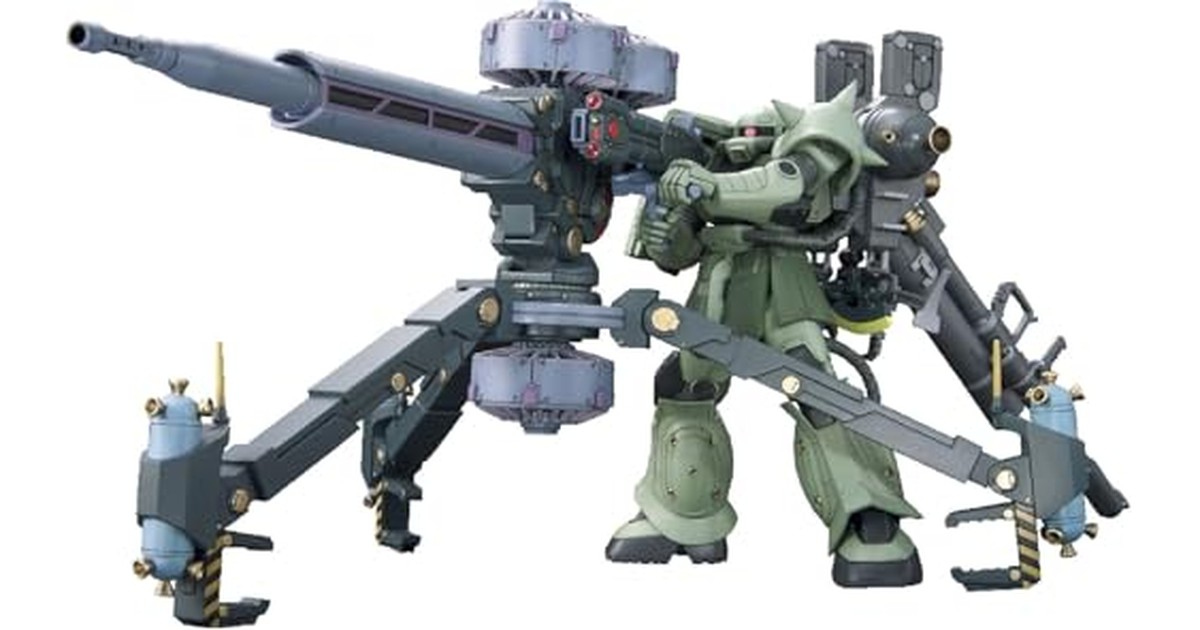 BANDAI SPIRITS(バンダイ スピリッツ) 量産型ザク+ビッグガン(ガンダムサンダーボルト版) 1/144スケール 色分け済みプラモデル の商品画像