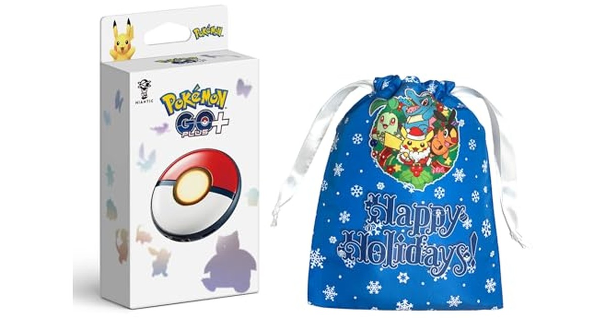 Pokémon GO Plus +（ポケモン ゴー プラスプラス） 【Amazon.co.jpオリジナル】特典 2025ホリデーギフト巾着 同梱 の商品画像
