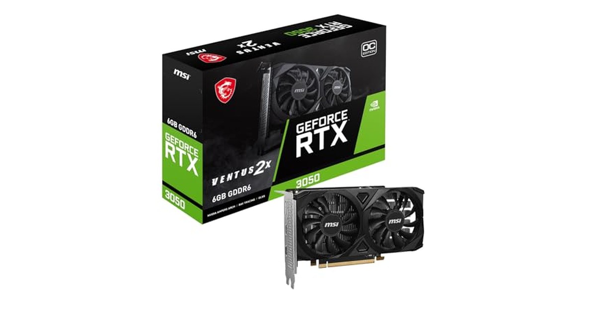MSI GeForce RTX 3050 VENTUS 2X E 6G OC グラフィックスカード VD8926 の商品画像