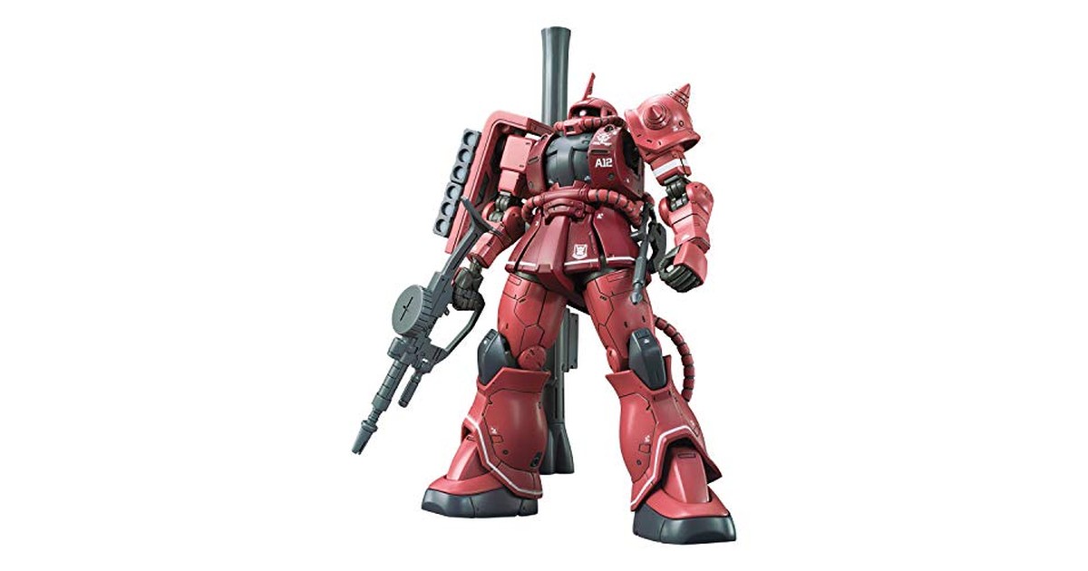 HG 機動戦士ガンダム THE ORIGIN シャア専用ザクII 赤い彗星Ver. 1/144スケール 色分け済みプラモデル の商品画像