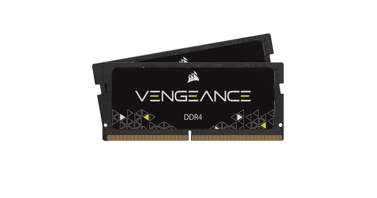 Corsair DDR4-16GB 3200 MHz CL22 ノートPC用 メモリ VENGANCE SO-DIMMシリーズ 16GB [8GB×2枚] CMSX16GX4M2A3200C22 Intel i7 AMD Ryzen ノートPC用 の商品画像