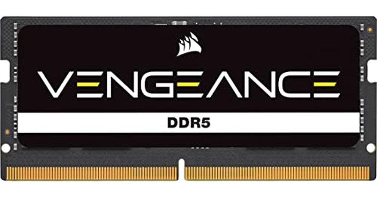 CORSAIR DDR5-4800MHz ノートPC用 メモリ VENGEANCE DDR5 16GB [16GB×1枚] SO-DIMM CMSX16GX5M1A4800C40 (PC5-38400) の商品画像