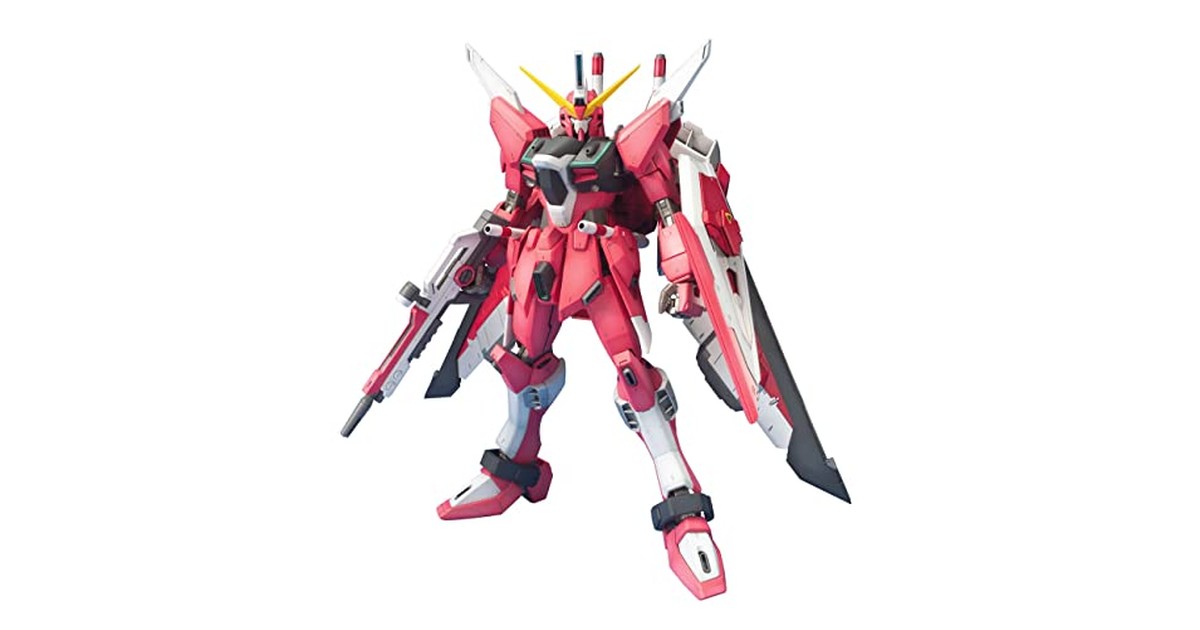 MG 機動戦士ガンダムSEED DESTINY インフィニットジャスティスガンダム 1/100スケール 色分け済みプラモデル の商品画像
