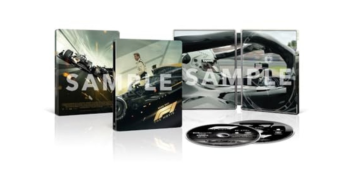 【Amazon.co.jp限定】映画『F1®／エフワン』　スチールブック仕様　４Ｋ ＵＨＤ ＋ ブルーレイ セット [Blu-ray] の商品画像