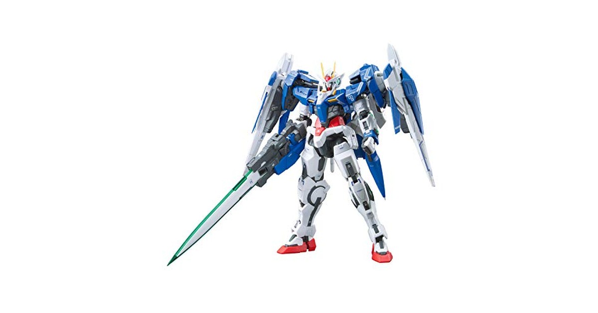 BANDAI SPIRITS(バンダイ スピリッツ) RG 機動戦士ガンダム00 GN-0000+GNR-010 ダブルオーライザー 1/144スケール 色分け済みプラモデル の商品画像