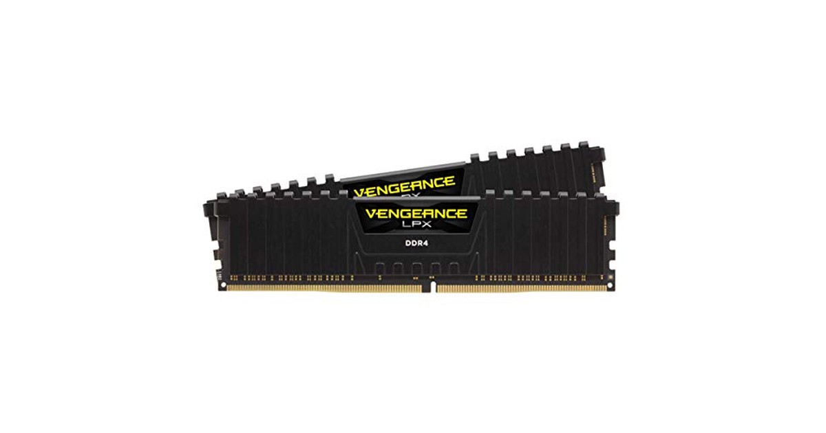 CORSAIR DDR4-3600MHz デスクトップPC用 メモリ Vengeance LPX シリーズ 64GB [32GB × 2枚] CMK64GX4M2D3600C18 の商品画像