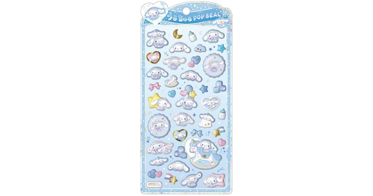 クラックス CRUX うるちゅる ポップシール シナモロールベビー ぷっくり 立体 スマホデコ 推し活 131786 の商品画像