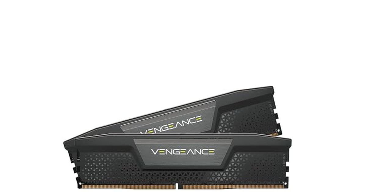 CORSAIR DDR5-5200MHz デスクトップPC用メモリ VENGEANCE DDR5シリーズ (PC5-41600) Intel XMPメモリキット 16GB ブラック [8GB×2枚] CMK16GX5M2B5200C40 の商品画像