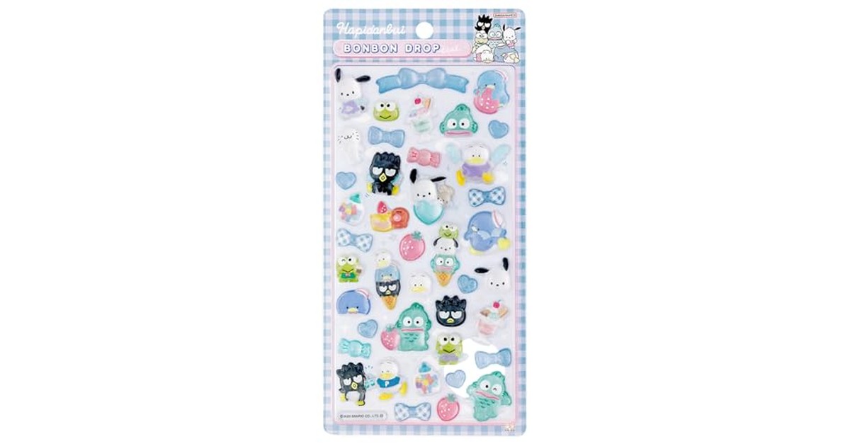 サンスター文具(Sun-Star Stationery) サンリオキャラクター シール ボンボンドロップシール はぴだんぶい S8812136 の商品画像