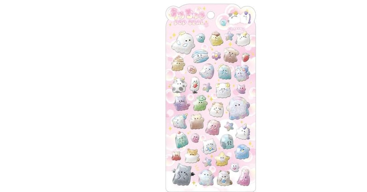 クラックス CRUX うるちゅる ポップシール オバケーヌ ぷっくり 立体 スマホデコ 推し活 125913 の商品画像