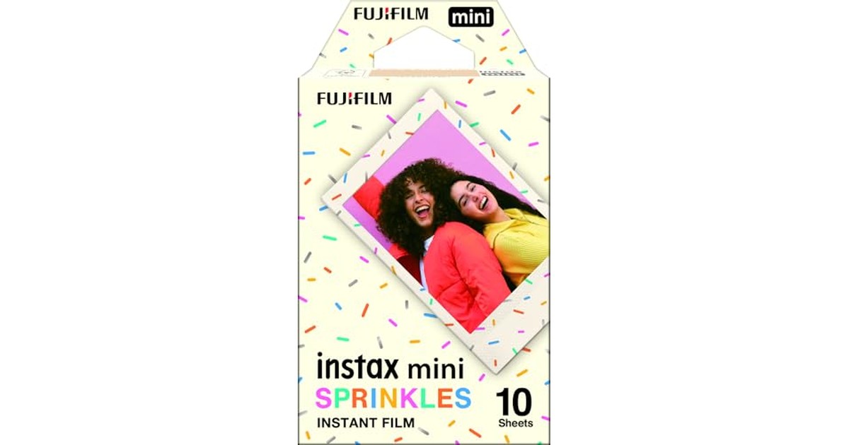 富士フイルム(FUJIFILM) インスタントカメラ チェキ用フィルム 10枚入 絵柄 (フォトスライド) INSTAX MINI SPRINKLES WW 1 の商品画像