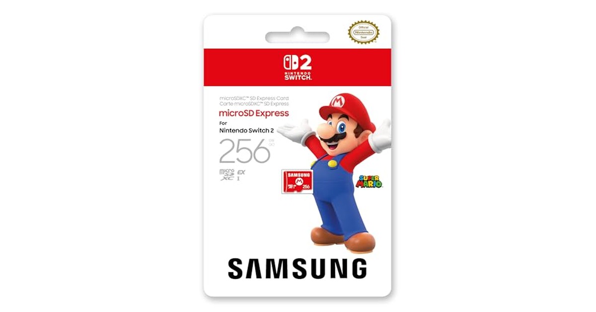【任天堂ライセンス商品】Samsung microSD Express Card 256GB for Nintendo Switch 2（サムスン マイクロSDエクスプレスカード 256GB） の商品画像