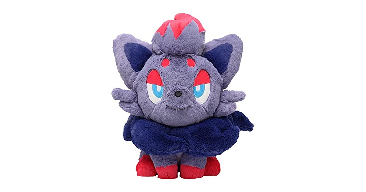 ポケモンセンターオリジナル ふわふわ抱きぬいぐるみ ゾロア 39×29×33(H×W×D:㎝) の商品画像