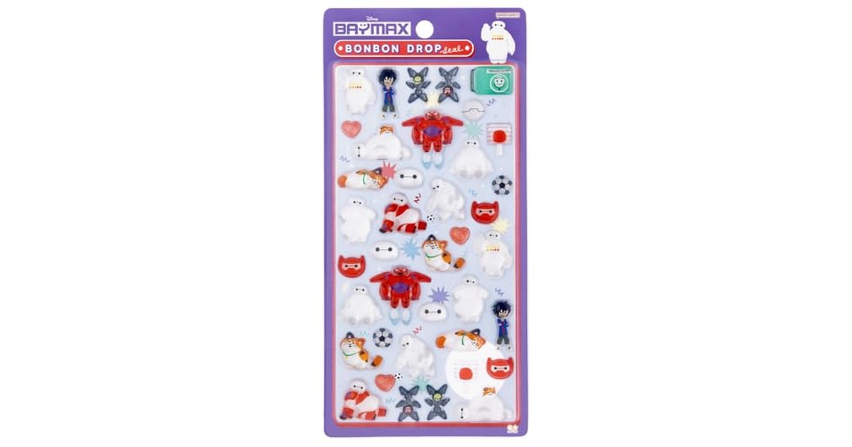 サンスター文具 ディズニー シール ボンボンドロップシール ベイマックス S8812063 の商品画像