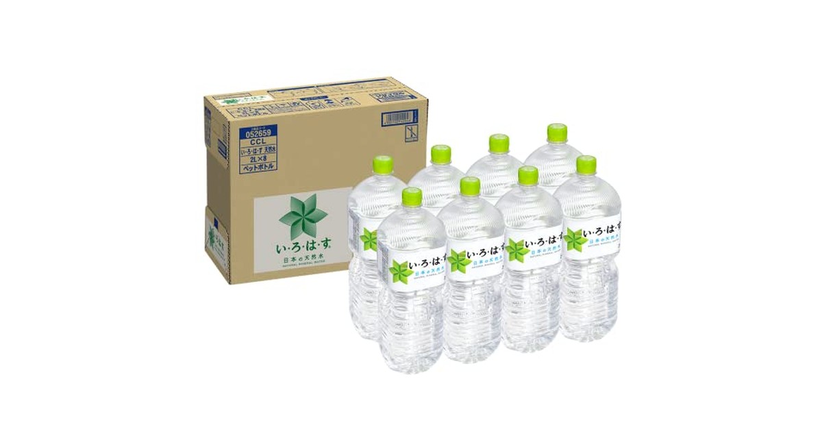 [Amazon限定ブランド]CCL い・ろ・は・す 2LPET ×8本 ミネラルウォーター 無味 の商品画像