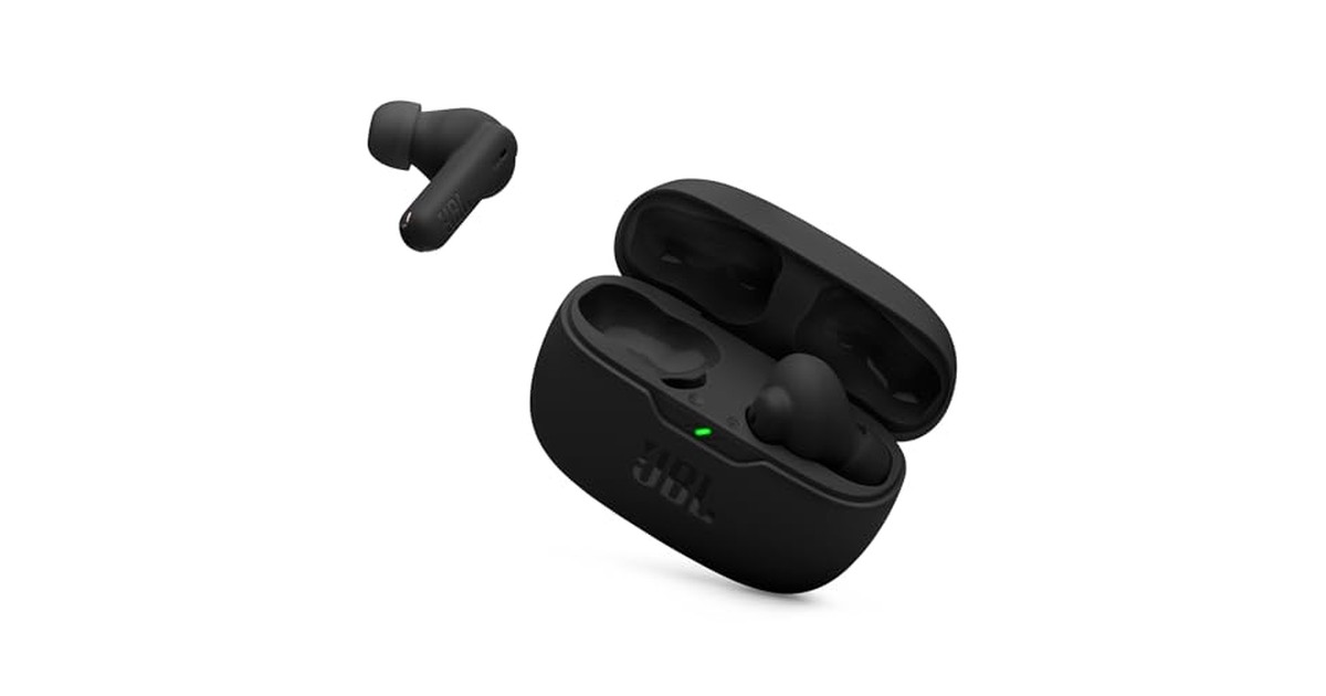 JBL WAVE BEAM 2 ワイヤレスイヤホン アクティブ ノイズキャンセリング IP54 防水防塵 マルチポイント 最大40時間 (ブラック) の商品画像