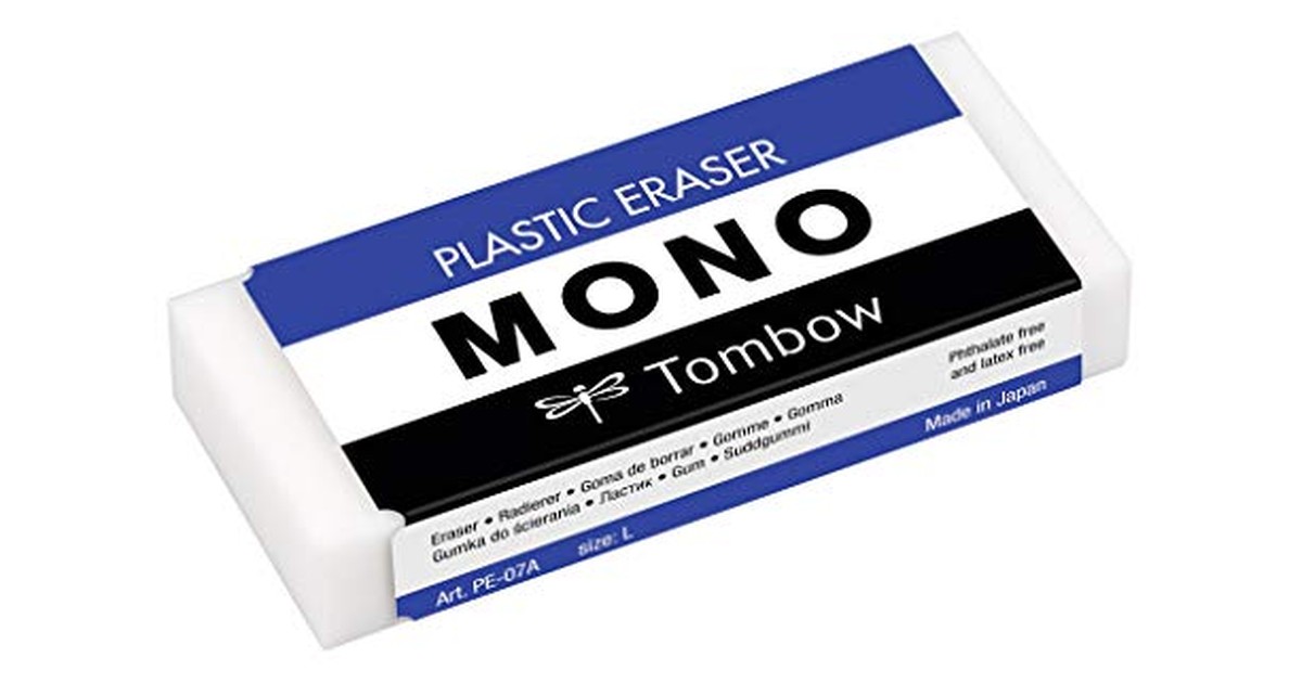 トンボ鉛筆 消しゴム MONO モノ PE07 (大きいサイズ 31×74mm) PE-07A の商品画像